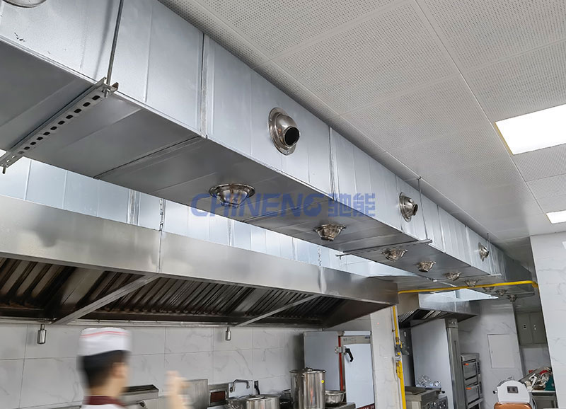 東城中建鐵投食堂新風系統