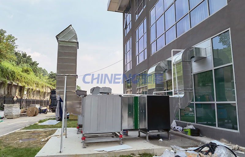 廣州方邦電子員工食堂廚房油煙凈化系統