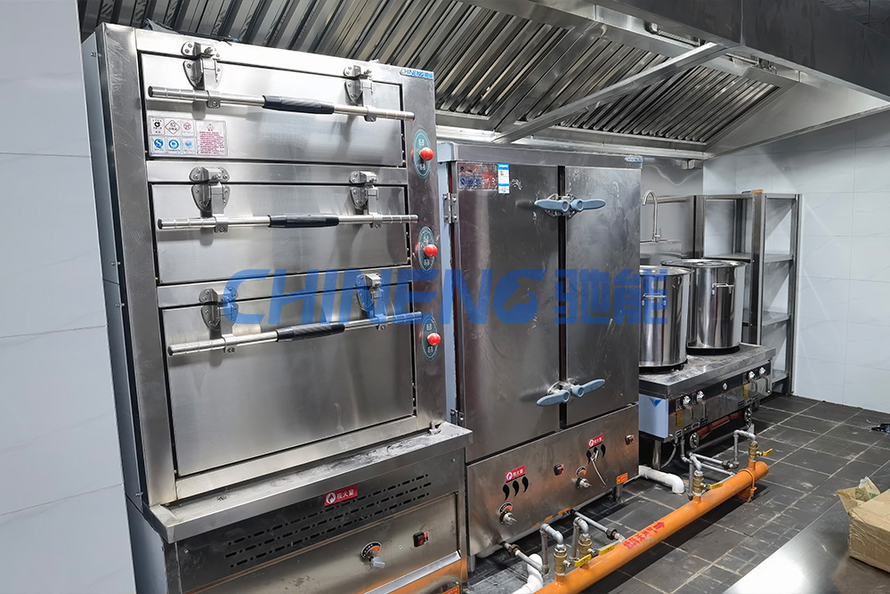 深圳貝特瑞員工食堂廚房工程烹飪區