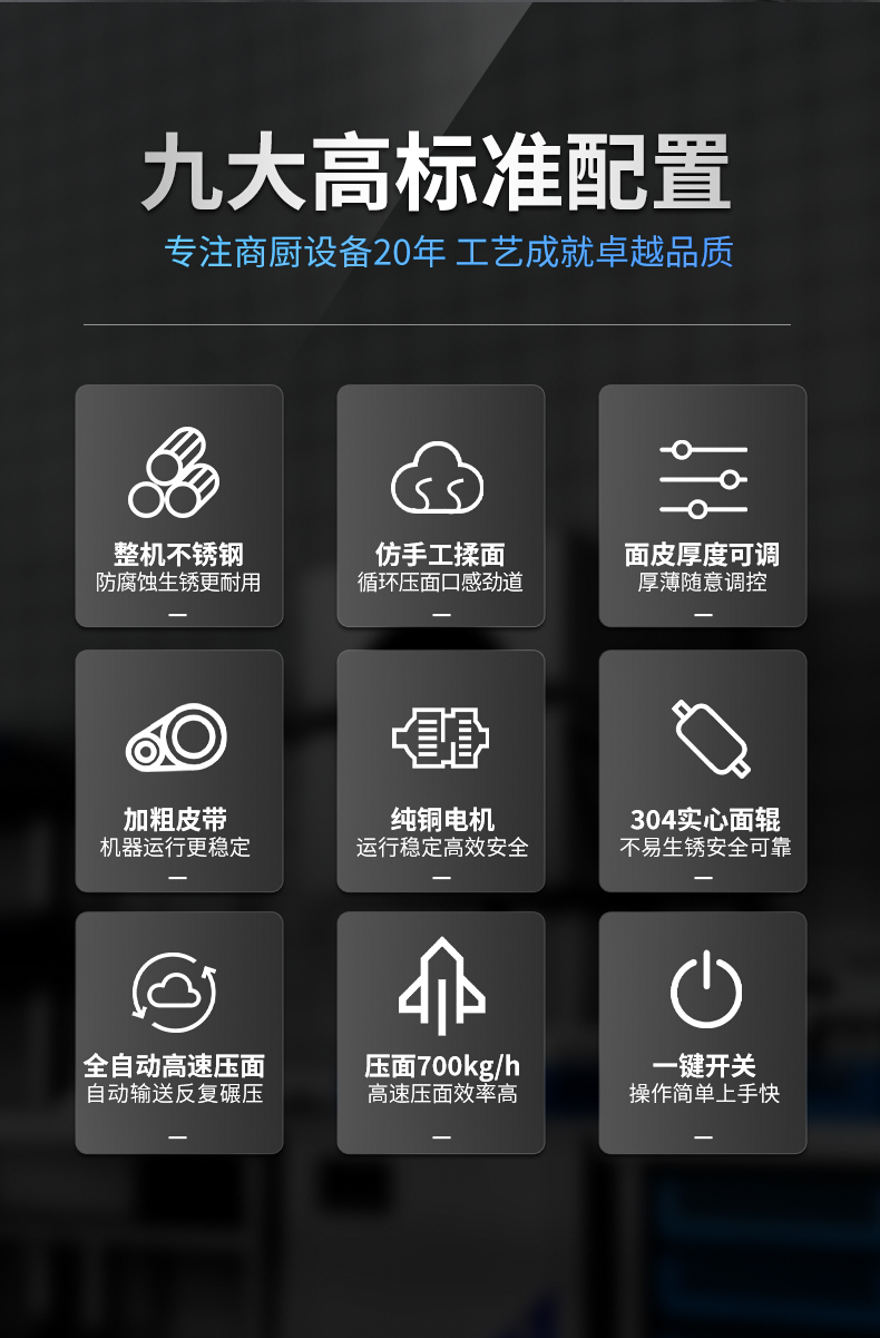 壓面機配置介紹