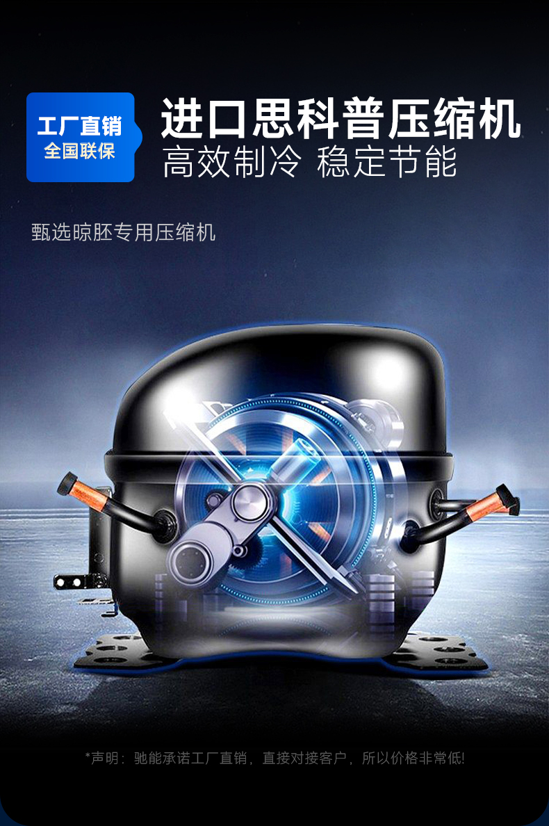 晾鴨柜進口壓縮機