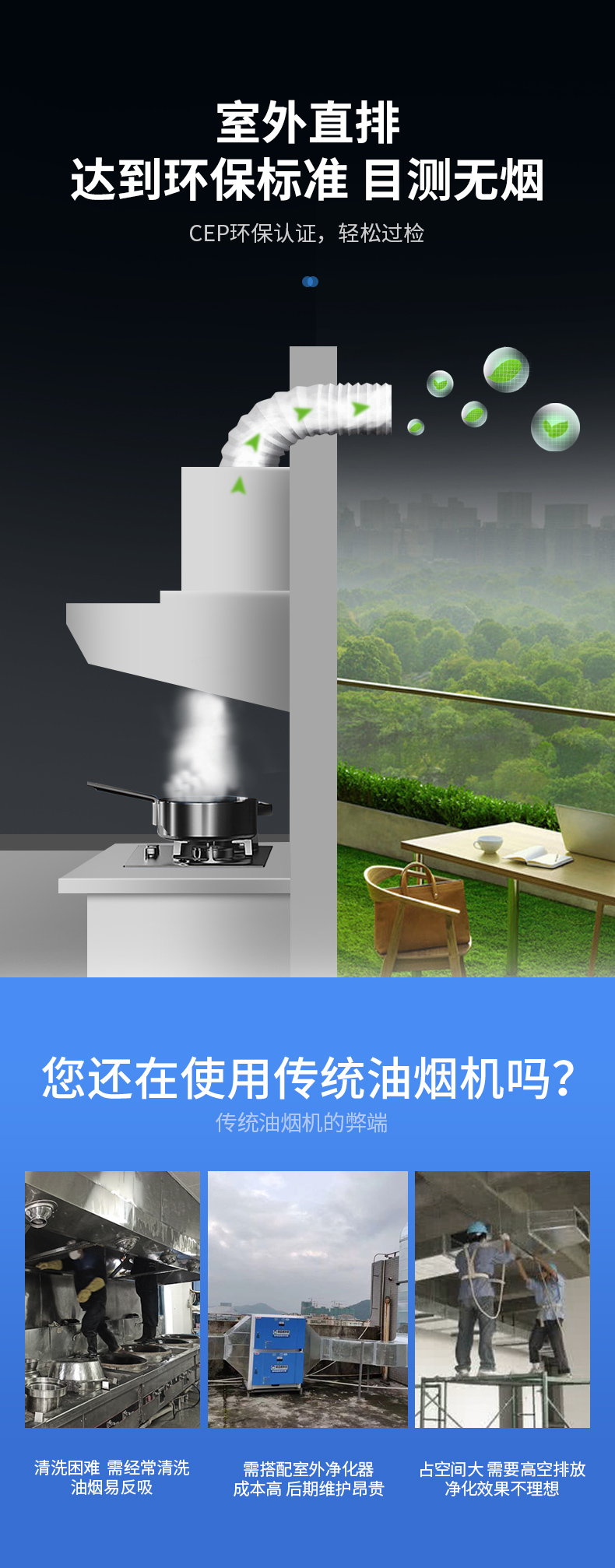油煙凈化一體機凈化效果