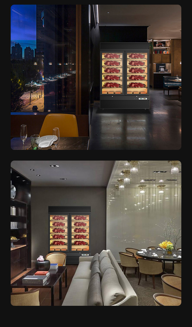 牛肉熟成柜使用現場展示